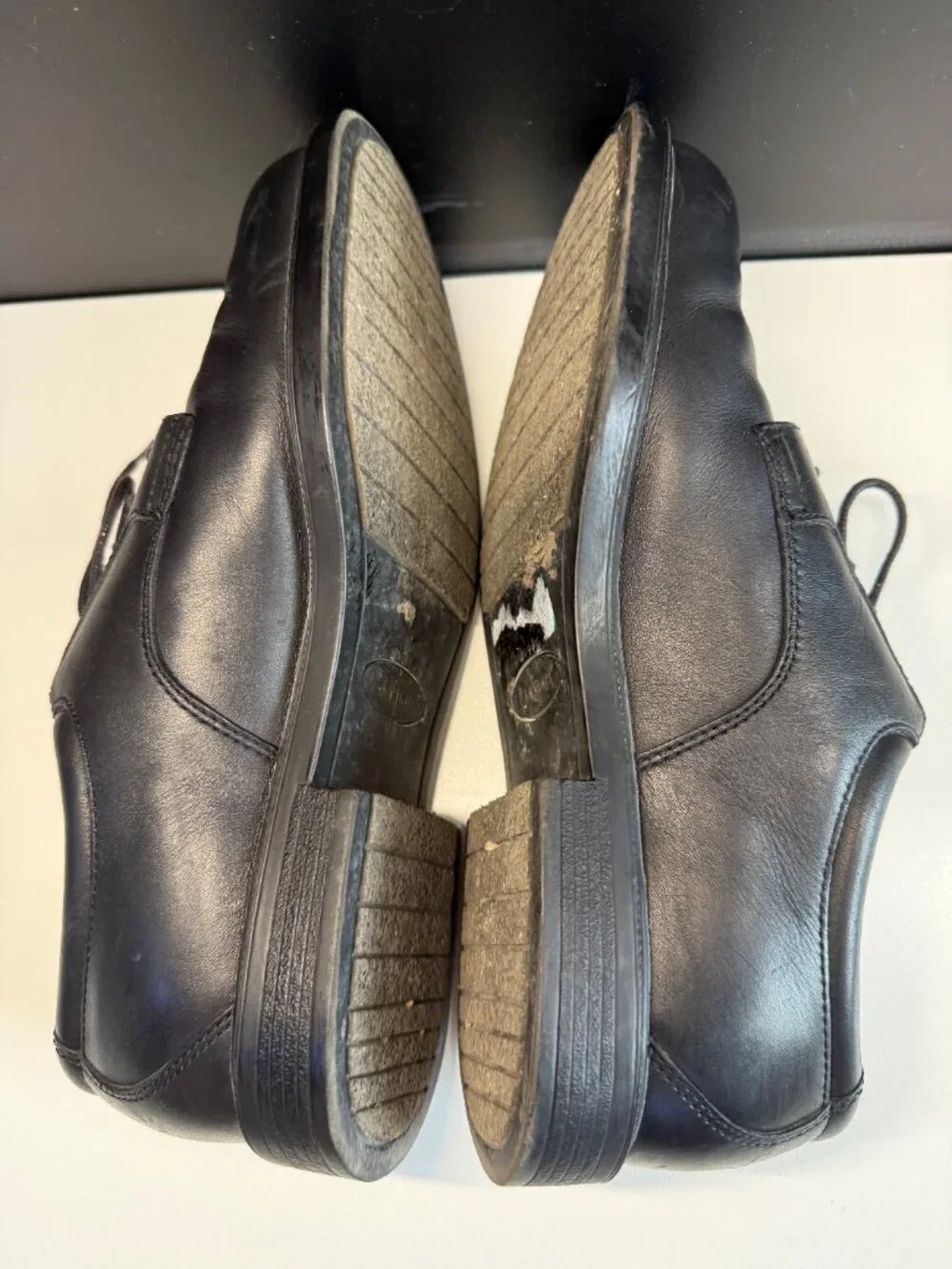 Rockport Mens Black Leather Oxford Dress Shoes Size 9M